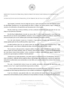 miniatura de SESSÃO DE TOMADA DE POSSE DOS JUÍZES DE DIREITO DO XXXI CURSO NORMAL DE FORMAÇÃO DE JUÍZES Rui Paulo Santos
