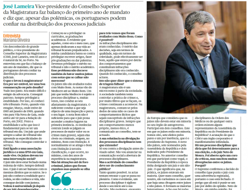 Balanço do primeiro ano de mandato – A entrevista ao Vice-Presidente do CSM